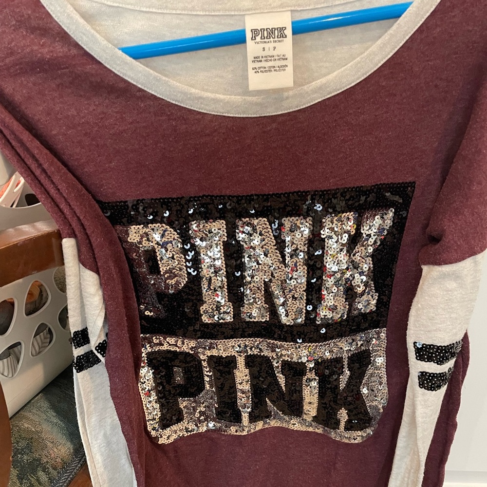 Pink size small long sleeve